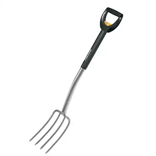 Mistgabel Fiskars Teleskop-Spatengabel, Länge 1,05 m bis 1,25 m