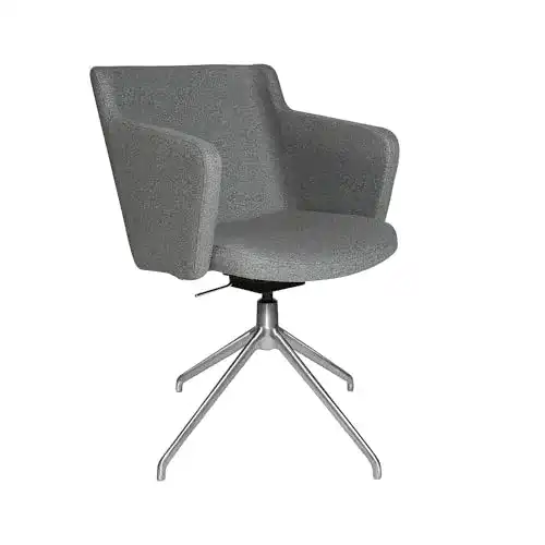 Bürostuhl ohne Rollen Topstar SFH 1.0 mit Armlehnen, Stoffbezug