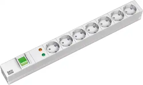 19-Zoll-Steckdosenleiste Bachmann 333.405 Steckdosenleiste 19″