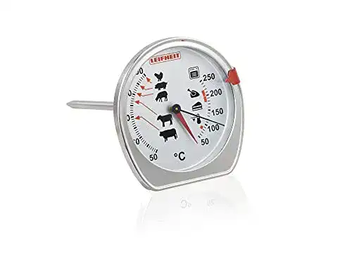 Backofenthermometer Leifheit, kombinierte Anzeige, mit Skala