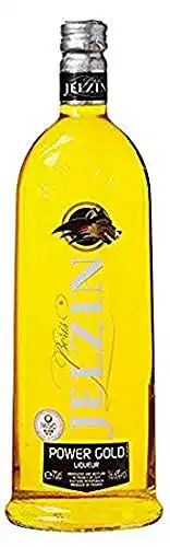 Jelzin-Vodka Jelzin, Aromatisierter Power Gold Likör aus Frankreich