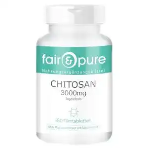 Chitosan Fair & Pure 500mg – hochdosiert – natürlicher Ballaststoff
