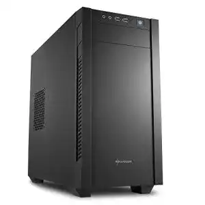 Mini-PC-Gehäuse Sharkoon S1000 micro ATX Gehäuse, schwarz