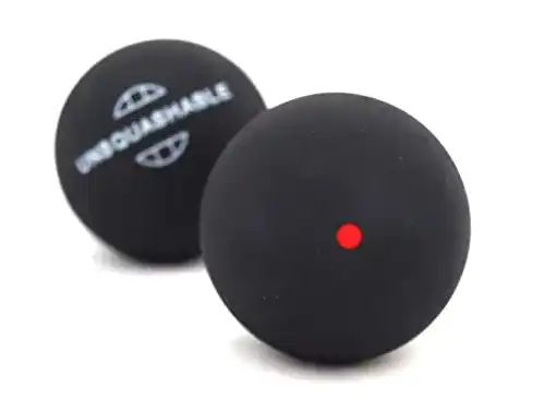 Squashbälle Unsquashable Unsquahable (2er Pack)-Schwarz
