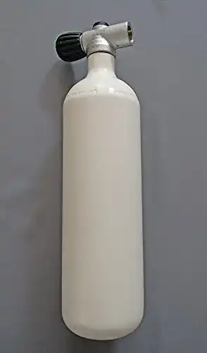 Tauchflasche High Tech Diving 2 Liter 300bar komplett mit Ventil