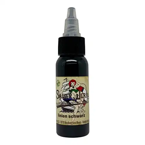 Tattoo-Farbe Sailor Jerry von Deep Colours! GmbH Liner Black