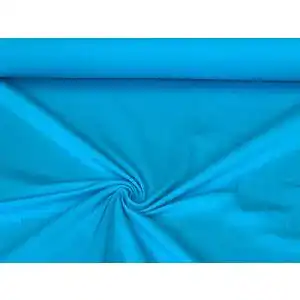 Baumwolljersey babrause ® Jersey uni türkis – – Ökotex