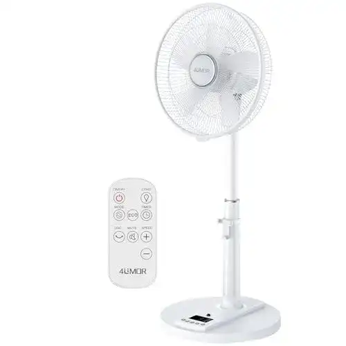Standventilator mit Fernbedienung 4UMOR Standventilator leise