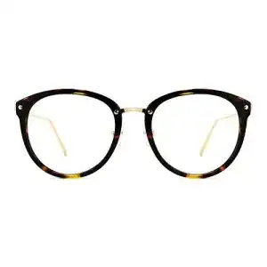 Brillen TIJN Rund Brille Ohne Sehstärke gestelle Damen fassung