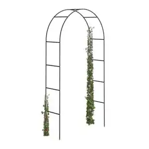 Rosenbogen Metall Relaxdays Torbogen Garten pulverbeschichtet