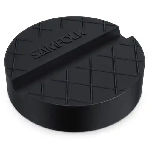 Die beste Wagenheber-Gummiauflage Samfolk, 100mm XL mit Nut 2026 Test Bestseller Wagenheber-Gummiauflage Samfolk, 100mm XL mit Nut