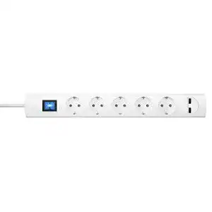 Kopp-Steckdosenleiste Kopp UNOversal® plus 5-fach Steckdosenleiste