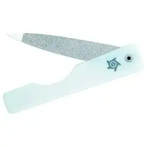Saphir-Nagelfeile Pfeilring Saphir Klappnagelfeile, 11.5 cm, weiss