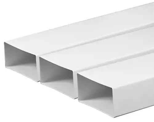 Lüftungsrohr MKK Lüftungskanal 55 x 110 mm Länge 1 m