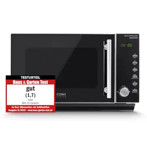 Mikrowelle ohne Drehteller Caso, MIG25 Ceramic 2-in-1