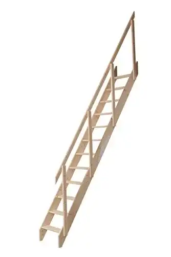 Bautreppe DOLLE Raumspartreppe aus unbehandelter Fichte