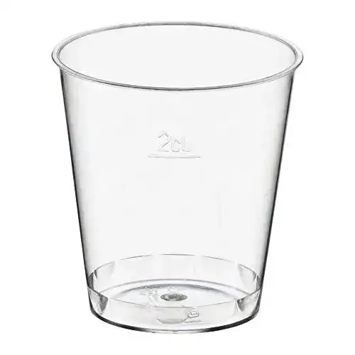 Einwegbecher QIUQIU 250 Stk. Einweg-Schnapsglas 2cl, PS