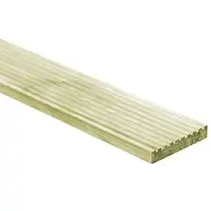 Terrassendielen vidaXL 12x Grün-imprägniertes Kiefernholz 150×14,5