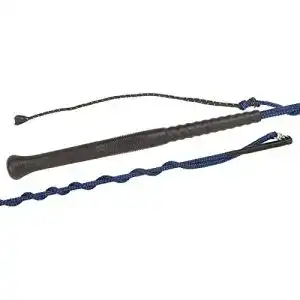 Longierpeitschen Fleck Longierpeitsche Nylon schw 200cm