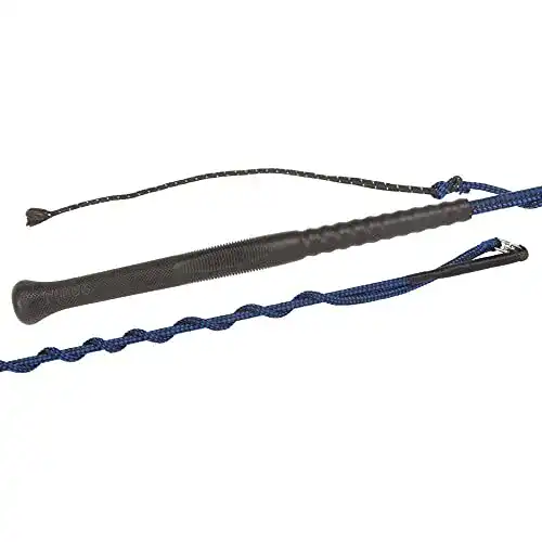 Longierpeitschen Fleck Longierpeitsche Nylon schw 200cm