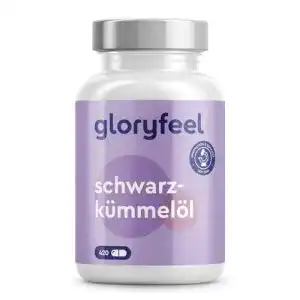 Schwarzkümmelöl-Kapseln gloryfeel, 420 Kapseln