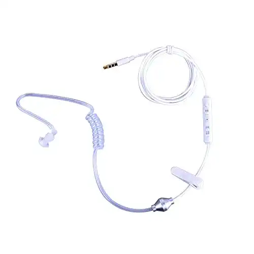 Einohr-Kopfhörer Greyghost EIN Ohr Einzel Kopfhörer mit Kabel