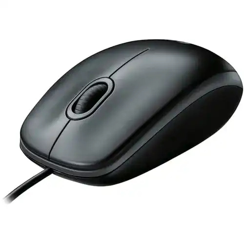 PC-Maus Logitech B100 Maus mit Kabel, USB-Anschluss, 800 DPI