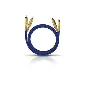 Oehlbach-Cinch-Kabel Oehlbach NF 1 Master 100, 1 m, blau