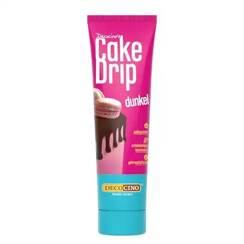 Fondant Decocino Cake Drip Dunkel 90g schokoladiger Geschmack