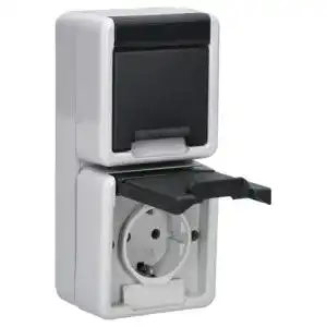Gira-Steckdose Gira 78030 Doppelsteckdose SCHUKO 078030