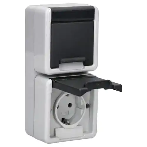 Gira-Steckdose Gira 78030 Doppelsteckdose SCHUKO 078030
