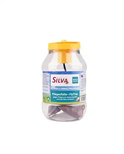 Fliegenfalle Silva Behälter – natürlicher Wirkstoff wiederverwendbar