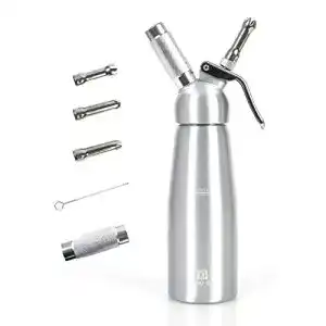 Sahnespender YG YUKI GO aus Aluminium (500ml) inkl. Aufsätze