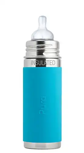 Pura-Trinkflasche Pura Kiki Pura Isolierte Edelstahl mit Silikon