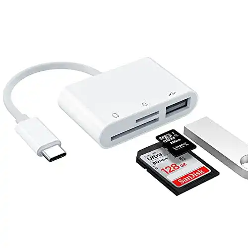 USB-C-Kartenleser iHoryson USB C Kartenleser, 3 in 1 USB C Card