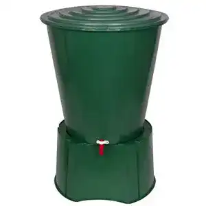 Regentonne (200l) Kreher XL Regentonne aus Kunststoff in Grün
