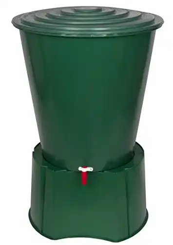 Regentonne (200l) Kreher XL Regentonne aus Kunststoff in Grün