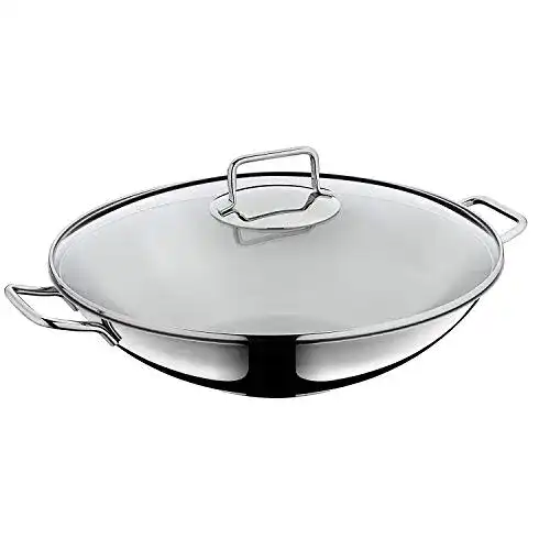 Wok mit Deckel WMF Macao Wok-Set Induktion 2-teilig, 36 cm