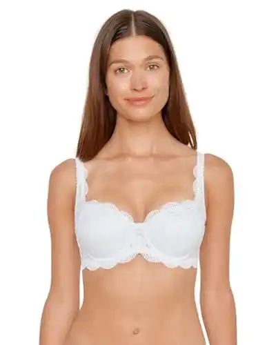 Dirndl-BH Susa Damen Wiesn-Zauber 8033 Balconette, Weiß