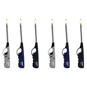 Stabfeuerzeug KONSUMANY 6 Stück, Gas Feuerzeug 27 cm Lang