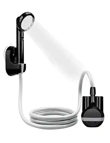 Campingdusche mit Pumpe LIBERRWAY, Camping Dusche Set