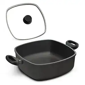 Viereckpfanne Hoffmann Schmorkasserolle 28×28 cm Induktion