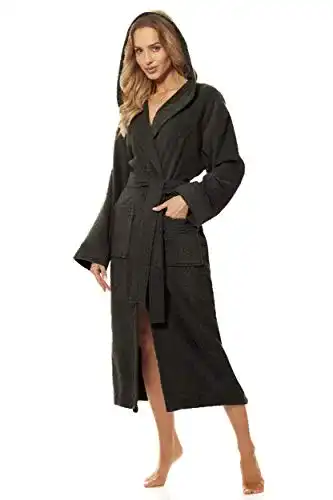 Bademantel L&L -2102 Damen Frottee Hausmantel