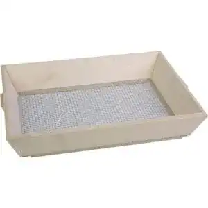 Kompostsieb Perel Sieb, 20 x 32 cm, braun, 40 x 29 x 7 cm, 843