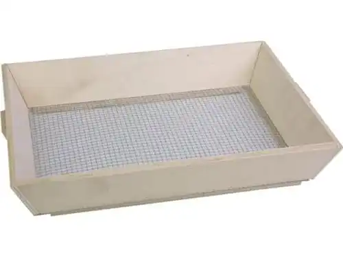 Kompostsieb Perel Sieb, 20 x 32 cm, braun, 40 x 29 x 7 cm, 843