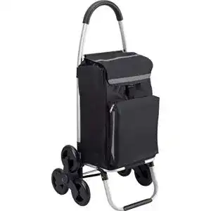 Einkaufstrolley Meister, 54 Liter, 3×3 Treppensteiger, mit Kühlfach