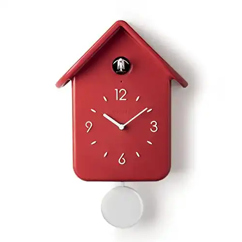 Kuckucksuhr Guzzini Koekoeksklok rood 248x120x390mm