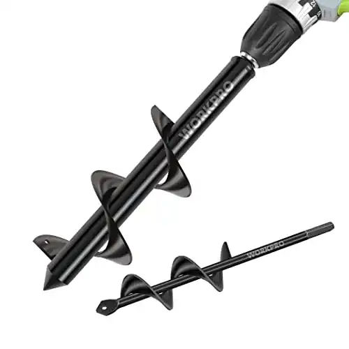 Erdbohrer für Bohrmaschine WORKPRO W0RKPRO 2-teilig
