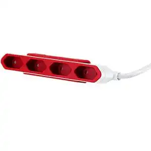 schmale Steckdosenleiste Allocacoc PowerBar, Reiseadapter, 4x
