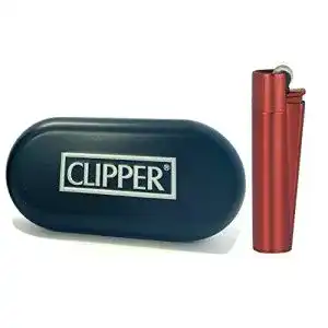 Clipper-Feuerzeug Clipper Metall Teufel Rot Feuerzeug Box